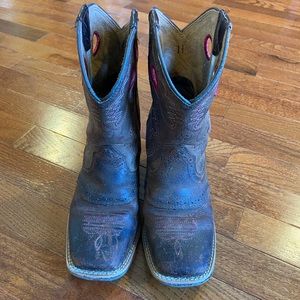 Ariat Boys Rough Stock Cowboy Boots US sz 1.5!